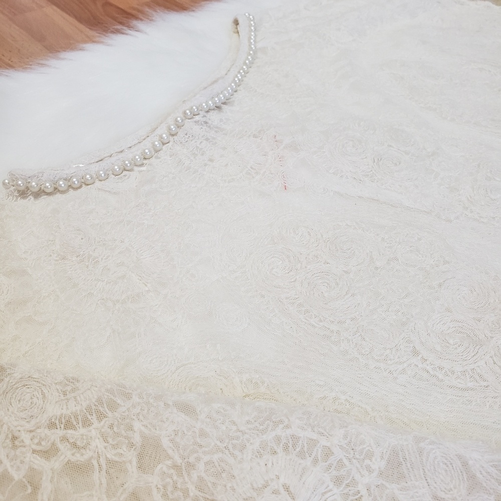 Zara Basic Lace Top - image 2